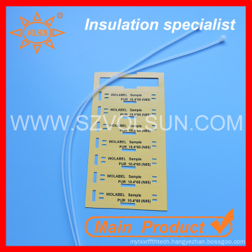 Yellow Cable And Wire PE Marker Tag